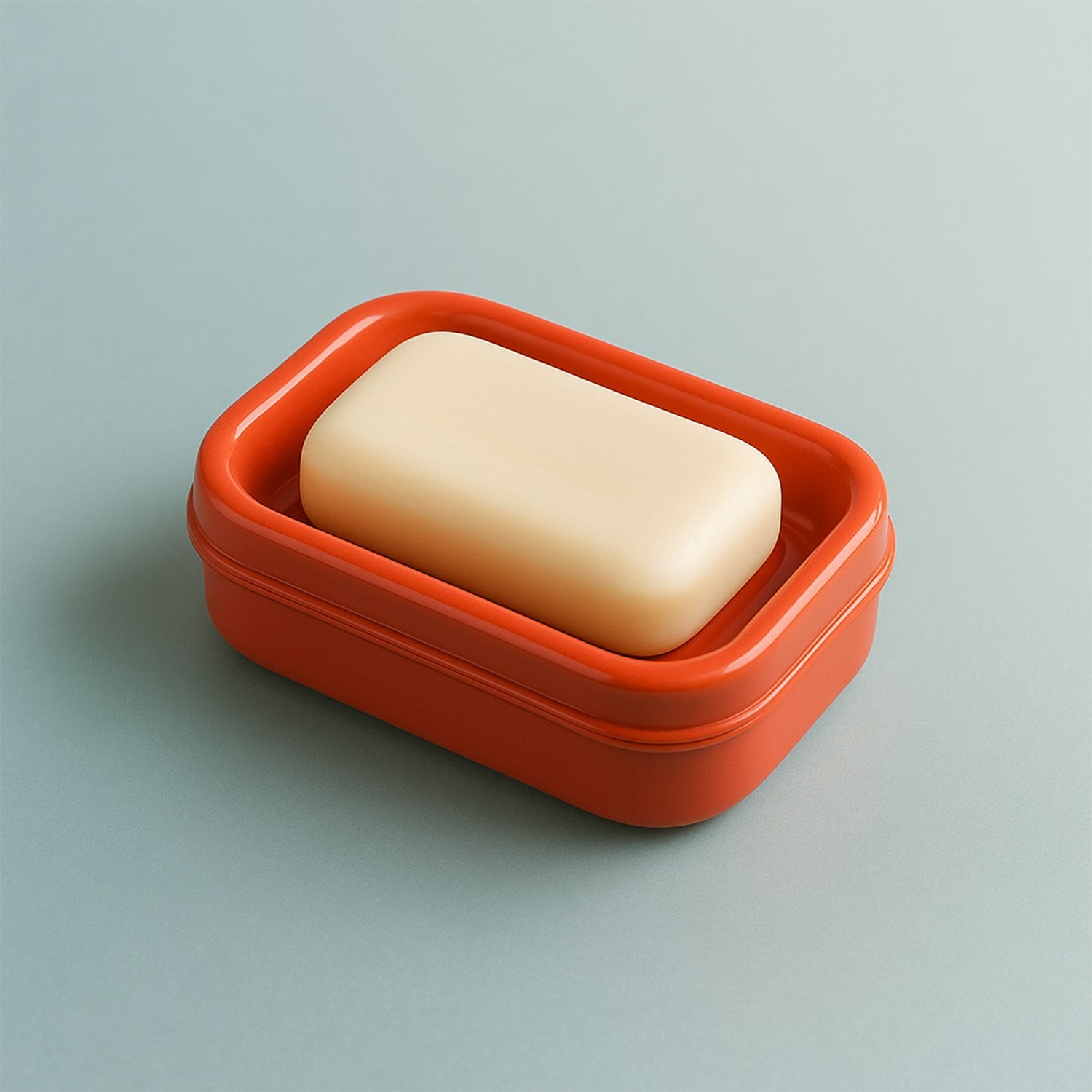 Premium Quality Rectangular Brick Red Plastic Soap Case (1 Pc) Premium Quality Rectangular Brick Red Plastic Soap Case (1 Pc)